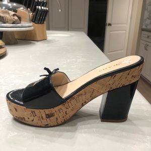 Prada Cork Black Slides